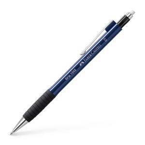 Creion mecanic Faber-Castell GRIP 1345 0,5 mm albastru navy, cu radierguma