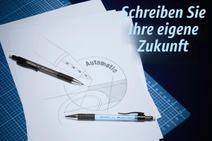 Creion mecanic Faber-Castell Grip Matic 0,7 mm, negru, 5 bucati - Img 3