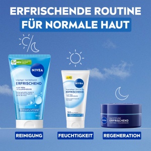 Crema de fata hidratanta NIVEA Erfrischend, 50 ml, cu Aloe Vera si LSF 15 - Img 8