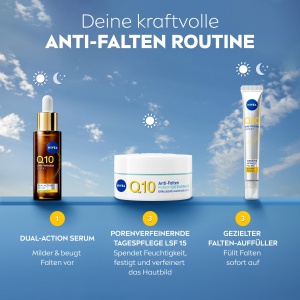 Crema de fata NIVEA Q10 Anti-Falten, 50 ml, cu LSF 15, pentru ten mixt - Img 7