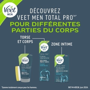 Crema depilatoare pentru barbati Veet, 200 ml, pentru piele normala - Img 7