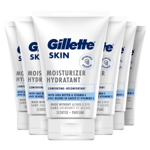 Crema hidratanta pentru fata Gillette SKIN Ultra Sensitive, 600 ml, cu vitamina E si shea