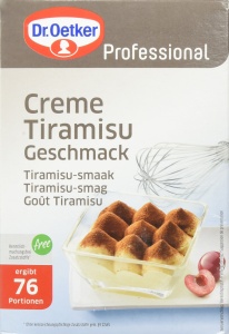 Crema Tiramisu Dr. Oetker Professional 1 kg, fara gluten, cu lapte