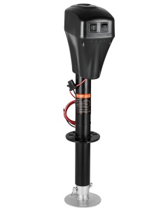 Cric electric VEVOR EJ5021B, 2267 kg, negru, cu manivela si LED