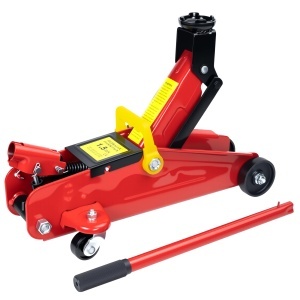 Cric hidraulic HYCHIKA 1.5 tone, inaltime 135-320 mm, cu roti mobile