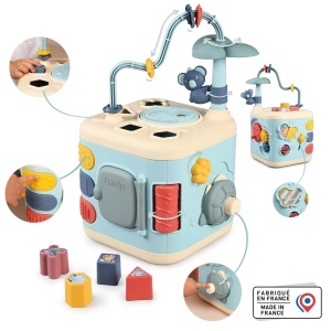 Cub de activitati Smoby Little - Motorikwurfel, 5 laturi, 13 activitati, 28,9x27,4x39,5 cm - Img 2