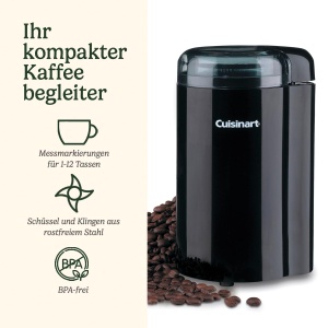 Cuisinart Rasnita de Cafea Compacta 1-12 Cesti Reglare Grad de Macinare - Img 2