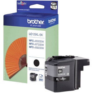 Culoare Neagra Tinta Brother LC-129XLBK Original, Super Capacitate
