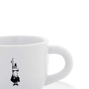 Cupa cafea Bialetti Mokka, portelan alb, design elegant - Img 2