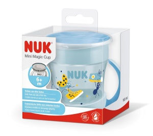 Cupa Magica NUK Mini 160 ml, diverse culori si design-uri, 6 luni - Img 3