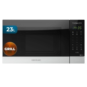 Cuptor cu microunde Cecotec Mikrowelle ProClean 6110, 800 W, Grill 1000 W, 23L