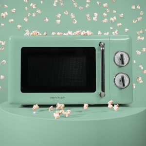 Cuptor cu microunde Cecotec ProClean 3110, 20L, 700W, Retro Verde - Img 3
