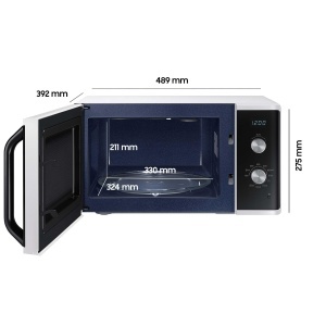 Cuptor cu microunde Samsung MG23K3614AWEG, 23 litri, 800 W, alb - Img 2