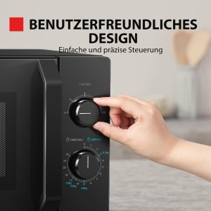 Cuptor cu microunde Toshiba MW2-MM20PF(BK), 20L, 800W, Negru - Img 7