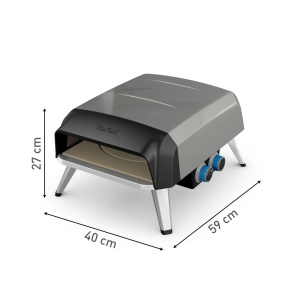 Cuptor de pizza Tefal Pizza Pronto, gaz, 400 C, inox, compact - Img 8