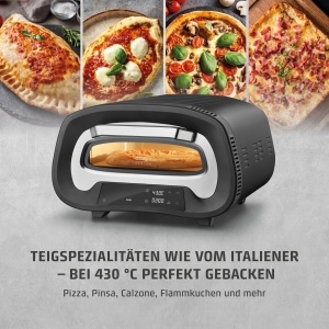 Cuptor electric pentru pizza CASO PizzaChef 430, 80-430C, cu Pizzastein 33x33 cm - Img 3