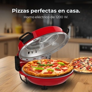 Cuptor electric pentru pizza Cecotec Fun PizzaCo Mamma Mia Window 1200W temperatura 400degC placi ceramice - Img 6