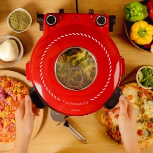Cuptor electric pentru pizza Cecotec Mama Mia Window 1200 W 400degC Timer 15 min Placa ceramica - Img 9