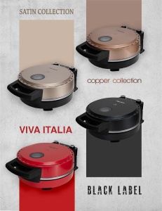 Cuptor pentru pizza Bestron APZ500CO, 320C, cu piatra de cuptor, culoare cupru - Img 6