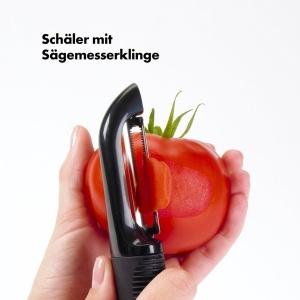 Curatator legume OXO Good Grips, lama ondulata din otel inoxidabil, ergonomic, usor de curatat - Img 2