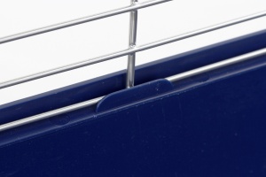 Custodie pentru rozatoare Kerbl Maxi Baldo Twin, 120x58x86 cm, culoare albastru inchis - Img 5