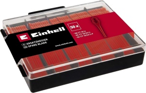 Cutie cu 50 de lame Einhell GE-CT 18 Li pentru trimmer electric lungime 7 cm cu box de depozitare - Img 3