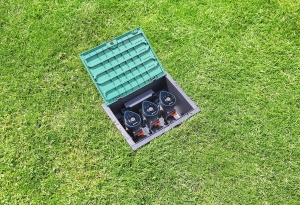 Cutie de control pentru irigatii Gardena Ventilbox 9 V Bluetooth, 3 valve, programabila - Img 4