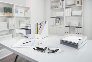 Cutie de depozitare cu 4 sertare Leitz Click Store A4, alba, capacitate 2300 documente - Img 2