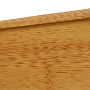 Cutie de depozitare din bambus Relaxdays, 14 x 40 x 30 cm, deschisa, cu manere - Img 7