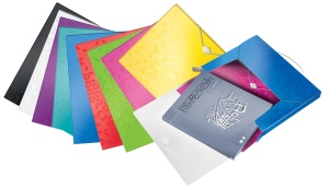 Cutie de depozitare Leitz 46290023 WOW, A4, PP, 300 file, roz metallic - Img 5
