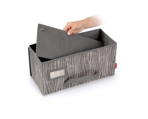 Cutie de depozitare Tescoma Kasten FANCY HOME 40 x 18 x 20 cm, cappuccino - Img 3