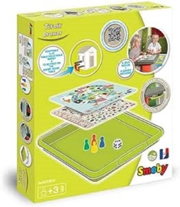 Cutie de jocuri Smoby pentru masa de picnic, cu accesorii si jocuri pentru copii