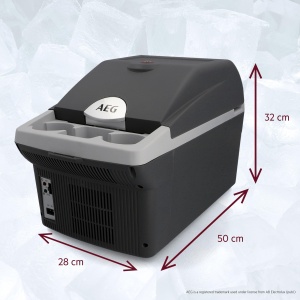 Cutie de racire AEG Bordbar BK 16, 16 litri, 12V, negru si gri - Img 9