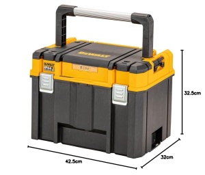 Cutie de scule DeWalt TSTAK DWST83343-1, 44 L, IP54, cu tava detasabila - Img 8