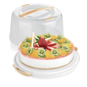 Cutie de transport pentru prajituri Tescoma DELICIA, 34 cm, cu capac si racire - Img 3