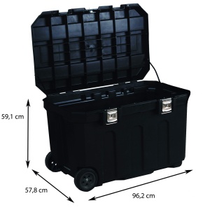 Cutie de unelte Stanley cu 2 sertare, capacitate 190 litri, cu roti - Img 8