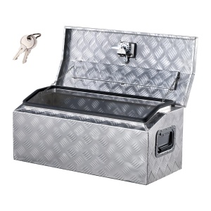 Cutie de unelte VEVOR JL-TB09-6, aluminiu, 762x330x330 mm, argintie