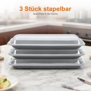 Cutie pentru Mezeluri GRIFEMA, Set 3 bucati, Material BPA-free, Capacitate Mare - Img 7