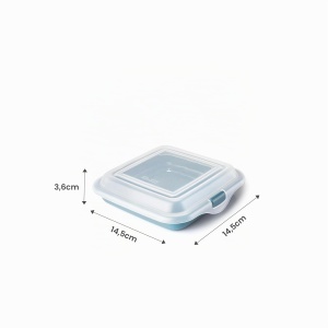 Cutie pentru Sandwich-uri IBILI, 14,5 x 3,6 cm, BPA-free, Albastra - Img 2