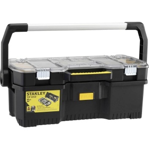 Cutie pentru unelte STANLEY 2-in-1, 67x32x25 cm, cu organizer si maner metalic