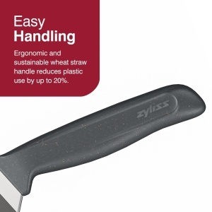 Cutit de bucatarie Zyliss, lama otel inoxidabil 15 cm, maner ergonomic din paie de grau - Img 6