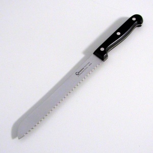 Cutit de paine Metaltex 258176 din otel inoxidabil, 32,5 cm, usor de curatat