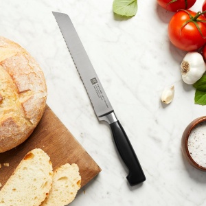 Cutit de paine ZWILLING Vier Sterne, 20 cm, otel inoxidabil, negru - Img 2