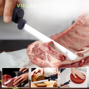 Cutit Electric NutriChef cu Acumulator USB-C, Negru, Usor si Ergonomic - Img 2