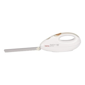 Cutit electric Tefal 100W cu lama din otel inoxidabil, albgreige