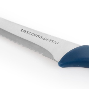 Cutit pentru paine Tescoma Brotmesser Presto 16 cm, inox, maner albastru - Img 4