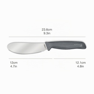 Cutit pentru unt Zyliss, otel inoxidabil, lama zimtata, maner ergonomic - Img 6