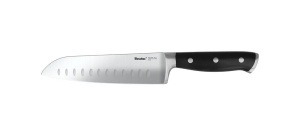 Cutit Santoku Metaltex Magnifica 30 cm, Otel Inoxidabil, Ergonomic