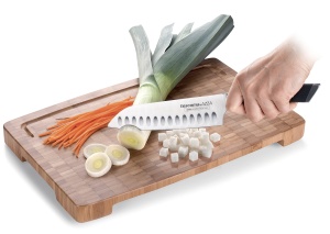 Cutit Santoku Tescoma AZZA 14 cm, otel inoxidabil, ergonomic - Img 2