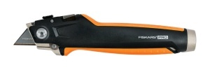 Cutit universal Fiskars CarbonMax 18,5 cm, cu metallsaga, negruorange